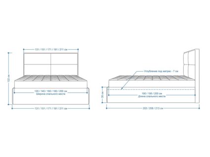 Кровать Lonax Марселла велюр Dolly-8 (с основанием)