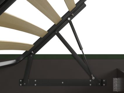 Кровать Lonax Милана велюр Dolly-1 (с подъемным механизмом) 120х195