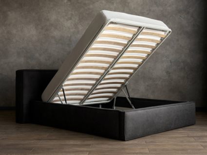 Кровать Сонум Europa Рогожка Мокко (с подъемным механизмом) 90х190