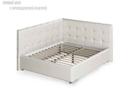 Кровать Nuvola Sabina угловая Velutto 14