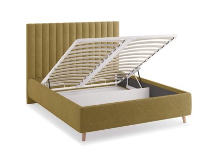 Кровать Сонум Amanda Микровелюр Белый (с подъемным механизмом)