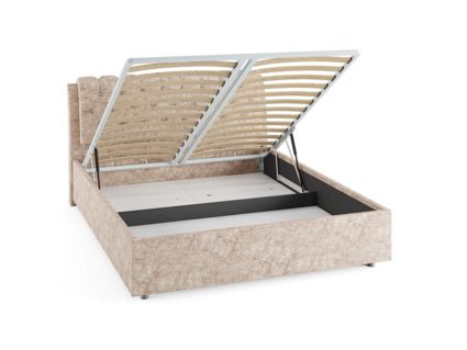 Кровать Сонум Olivia Кашемир Синий (с подъемным механизмом) 120х190