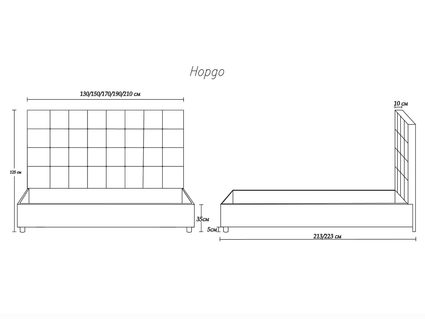 Кровать Димакс Нордо Опал с подъемным механизмом 180х190