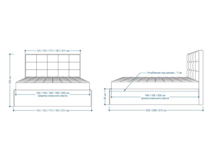 Кровать Lonax Адель велюр Dolly-3