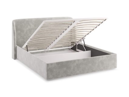 Кровать Сонум Nicole Микровелюр Оливковый (с подъемным механизмом)