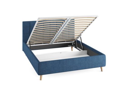 Кровать Сонум Alma Кашемир Серый (с подъемным механизмом) 90х200