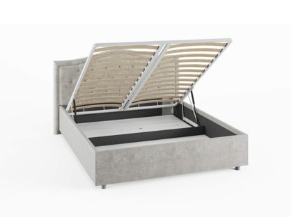 Кровать Сонум Ancona Кашемир Серый (с подъемным механизмом) 160х190