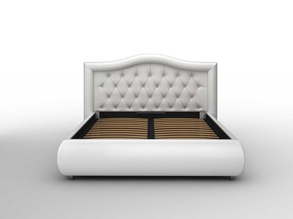 Кровать Sleeptek Premier 6 Экокожа White 160х190