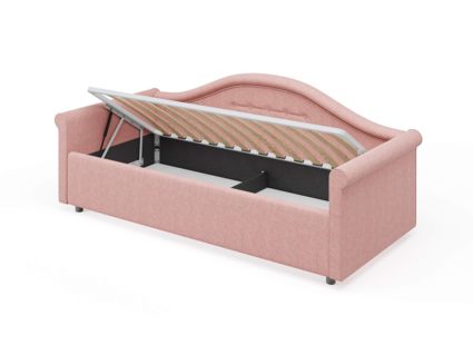 Кровать Сонум Maria Экокожа Белая (с подъемным механизмом)