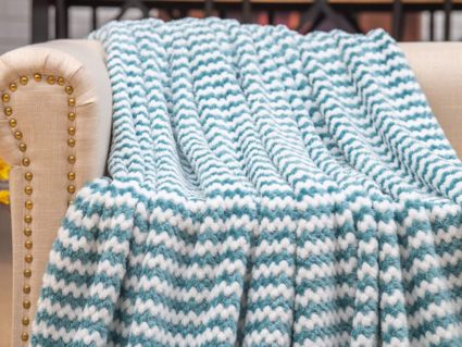 Плед Софи де Марко Гринда (морская волна) 220х240