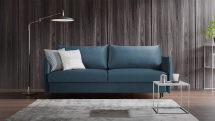 Диван Фиеста Мебель Портленд Лайт велюр Vivaldi 20 коричневый Длина 220 см