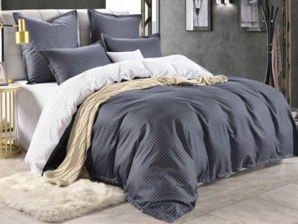 Комплект постельного белья Софи де Марко Диксан (черно-белый) Евро