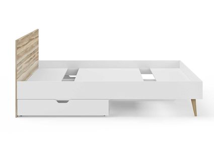 Кровать Сонум Ines Ясень ориноко + белый 80х200