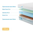 Матрас Промтекс-Ориент Roll Standart 12 Cocos M 110х195